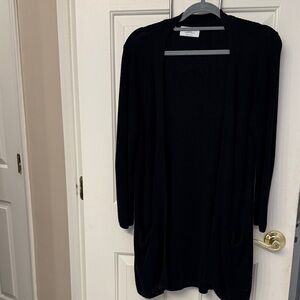 Old Navy Women's Open Front Black Cardigan Sweater